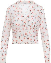 Jil Sander - V-Neck Cotton Cardigan - Lyst