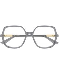 Chloé - Chloé Eyewear Square Frame Glasses - Lyst
