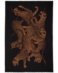 Saint Laurent - Leopard Stole - Lyst