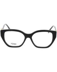 Fendi - Eyewear Geometric-Frame Glasses - Lyst