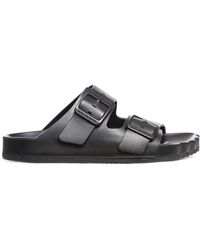 Balenciaga - Buckle Slide-On Sandals - Lyst