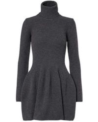 Magda Butrym - Ribbed-Knit Cashmere Minidress - Lyst