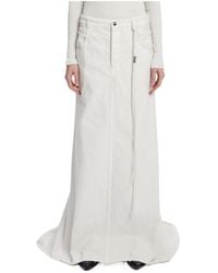 Ann Demeulemeester - Belt Loop Skirt - Lyst