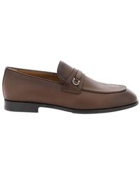 Ferragamo - Ferragamo Gancini-Buckle Slip-On Loafers - Lyst