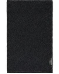 Lemaire - Cocotte Logo-Patch Finished Edge Knitted Scarf - Lyst