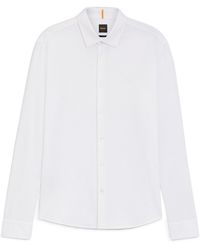BOSS - Slim-Fit Shirt - Lyst