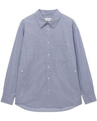 DUNST - Striped Button-Up Shirt - Lyst