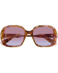 Chloé - Chloé Eyewear Square-Frame Sunglasses - Lyst