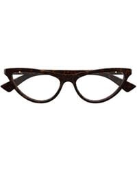 Bottega Veneta - Eyewear Cat Eye Fame Glasses - Lyst