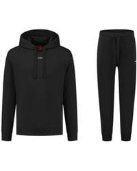 BOSS - Hugo Logo Printed Drawstring Two-Piece Tracksuit - Lyst