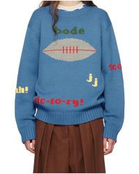 Bode - Spirit Crew Neck Sweater - Lyst