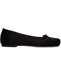 Aeyde - Gabriella Satin Ballerina Shoes - Lyst