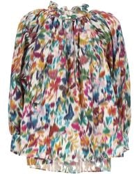 Dior - Printed Long-Sleeve Top - Lyst