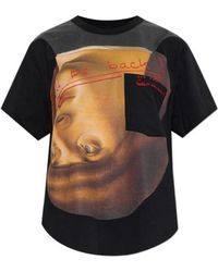 Vivienne Westwood - Upside Down Head Print T-Shirt - Lyst