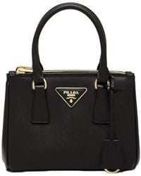 Prada - Galleria Mini Saffiano Leather Bag - Lyst