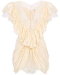 Chloé - Silk V-Neck Jumpsuit - Lyst