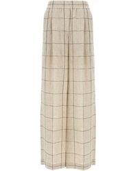Brunello Cucinelli - Check Dazzling Pants - Lyst