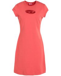 DIESEL - Loose And Comfortable Solid Color T-Shirt Dress - Lyst