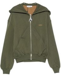 The Attico - The Oversized Zip-Up Hoodie - Lyst