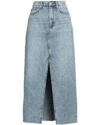 Rag & Bone - Mediumblue Denim Aline Skirt - Lyst