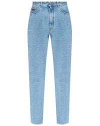 Gcds - High-Waist Straight-Leg Jeans - Lyst