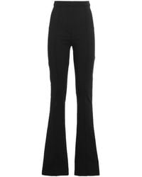 Patrizia Pepe - High-Waist Skinny Flared Leg Trousers - Lyst