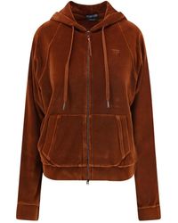 Tom Ford - Zip-Up Drawstring Hoodie - Lyst