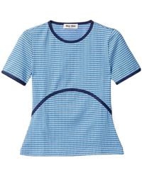 Miu Miu - Short-Sleeved Knitwear - Lyst