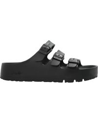 Birkenstock - Florida Eva Three-Buckle Slide Sandals - Lyst