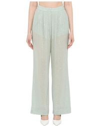 ROTATE BIRGER CHRISTENSEN - Logo Casual Pants - Lyst