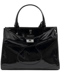 Zadig & Voltaire - Patent Top Handle Satchel - Lyst