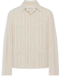 Maison Margiela - Cotton Striped Shirt - Lyst