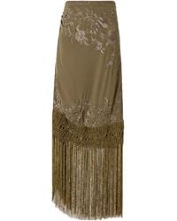 Ulla Johnson - Fringed Skirt - Lyst