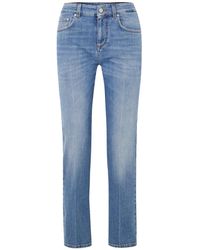 Stella McCartney - Mid-Rise Straight-Leg Jeans - Lyst