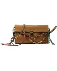 Prada - Tassel Detailed Large Shoulder Bag - Lyst
