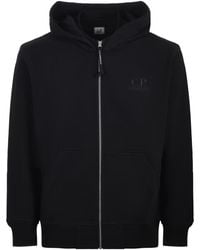 C.P. Company - Hooded Zip Sweater - Lyst