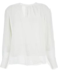 Max Mara - Long-Sleeve Blouse - Lyst