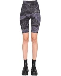 McQ - Graphic Printed Cycling Shorts - Lyst