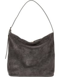 A.P.C. - Vera Maxi Suede Shoulder Bag - Lyst
