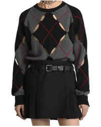 Dior - Christian All-Over Patterned Crewneck Jumper - Lyst