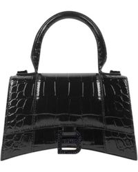 Balenciaga - Embossed Hourglass Xs Handbag - Lyst