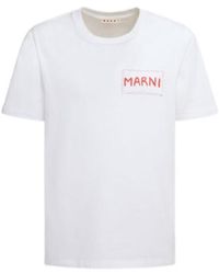 Marni - Logo T-Shirt - Lyst