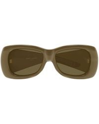 Saint Laurent - Eyewear Howl Oversized Frame Sunglasses - Lyst