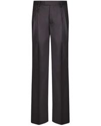 Lardini - High-Waist Straight-Leg Pants - Lyst