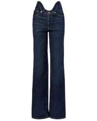 Jean Paul Gaultier - Curved Bootcut Jeans - Lyst