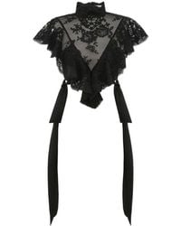 Zimmermann - Luna Lace Bodice Top - Lyst