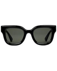 Gucci - Round Frame Sunglasses - Lyst
