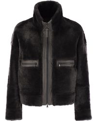 Brunello Cucinelli - High Neck Zipped Jacket - Lyst