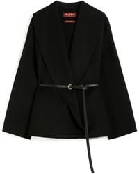 Max Mara - Shawl-Collar Belted Coat - Lyst