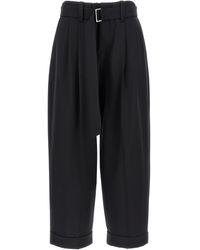 Brunello Cucinelli - Wide-Leg Casual Pants - Lyst